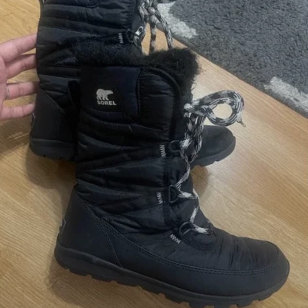 Sorel Black Winter & Rain Boots